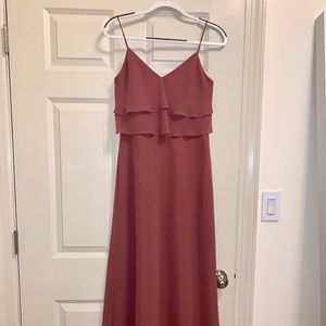 JENNY YOO Bridesmaid Dress, COMO in Cinnamon Rose